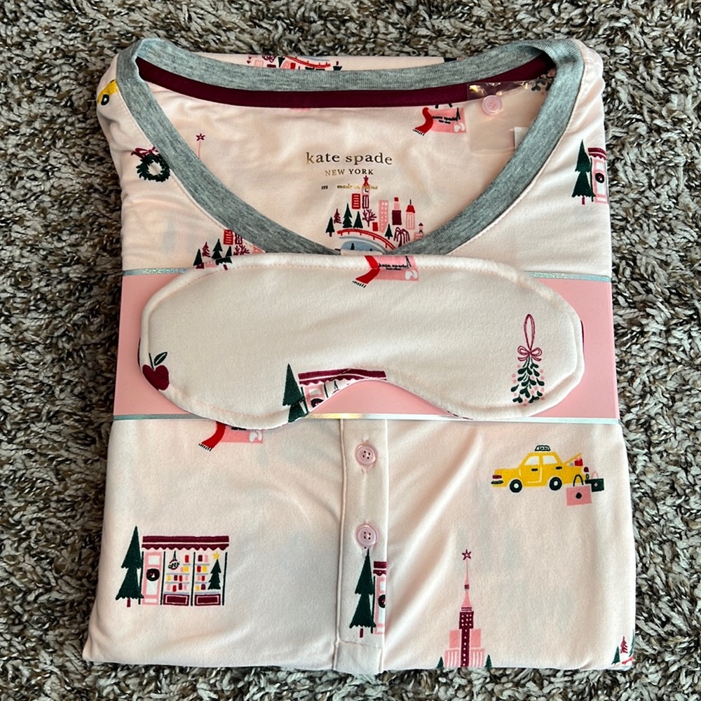 NWT Kate Spade Christmas PJs